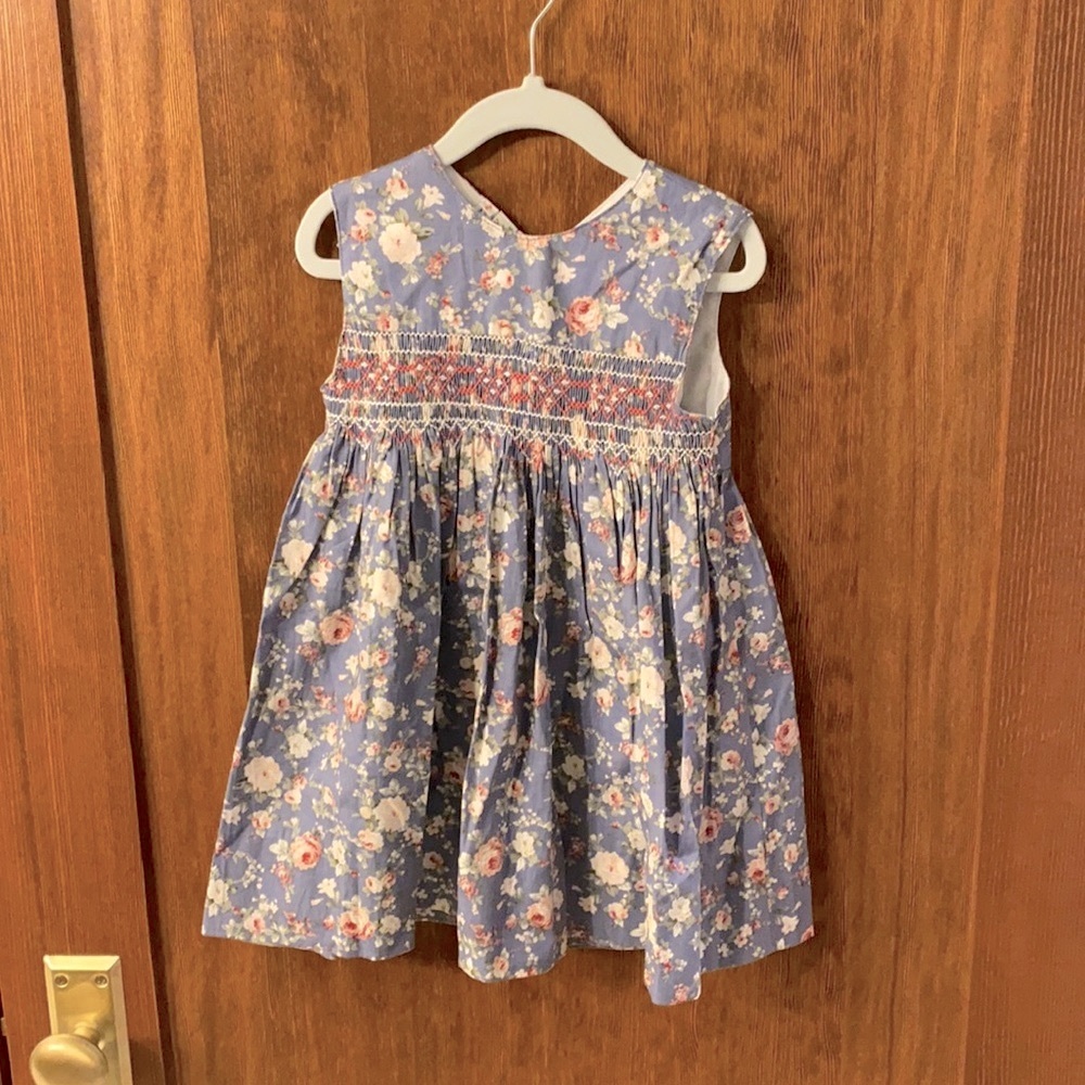 Legacy Childrens size 2 blue floral dress